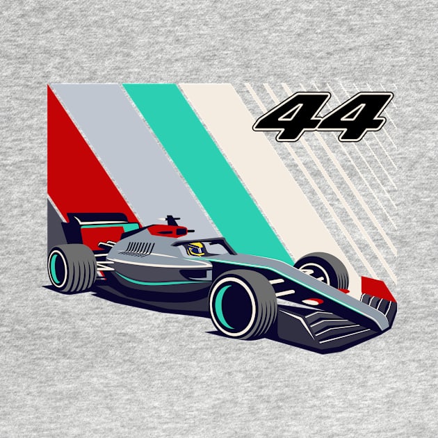 Formula Race Car 44 by RaceCarsDriving